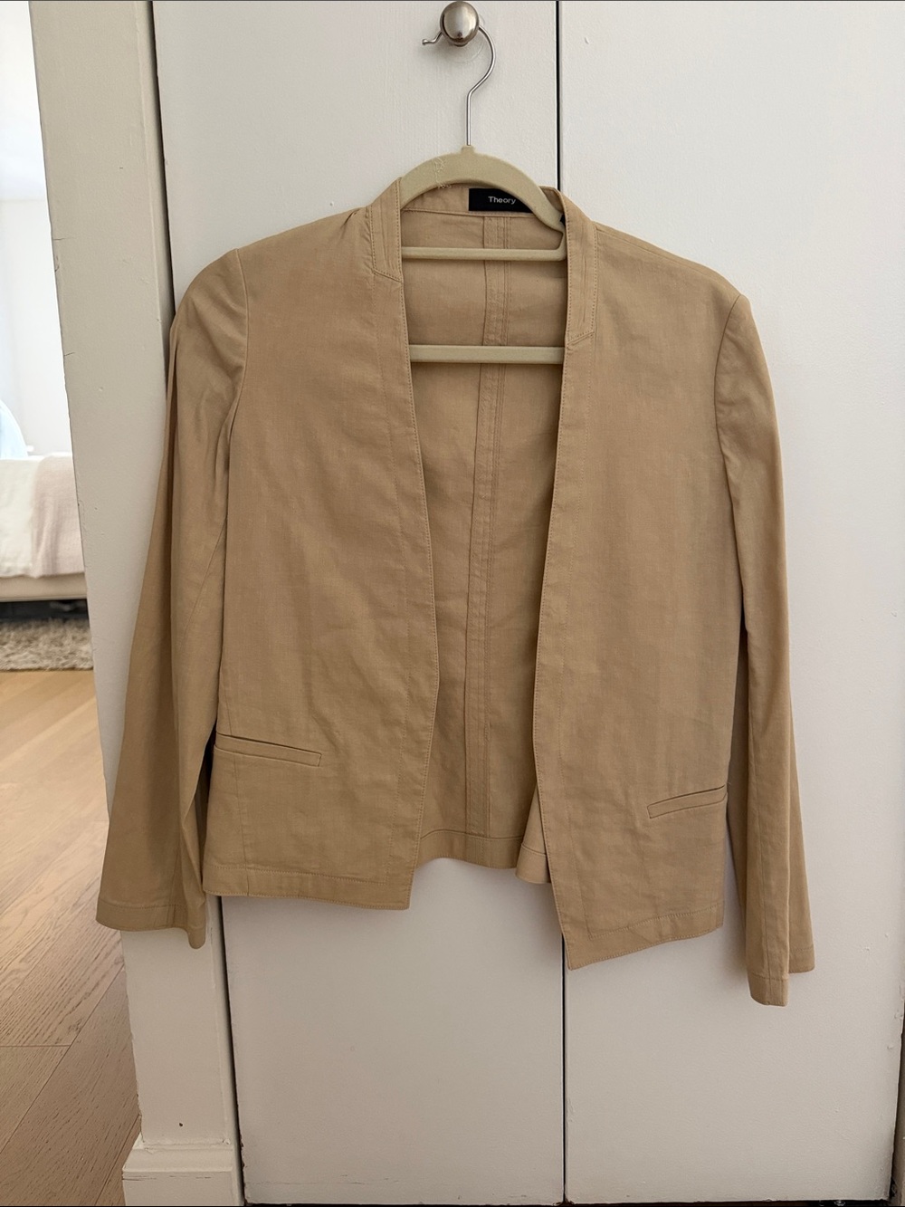 Theory Linen Tan Blazer